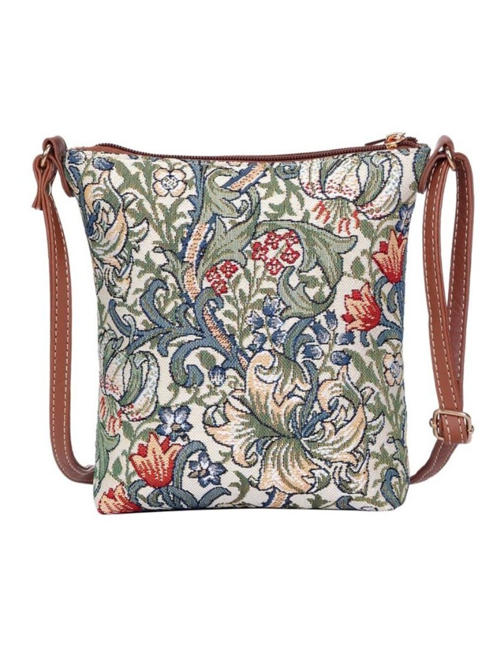 Tapestry Small Crossbody Bag Sling Bag for Women with Jane Austen Design